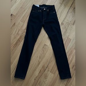 H&M skinny coupe moulante 29/32 skinny jean in dark blue
